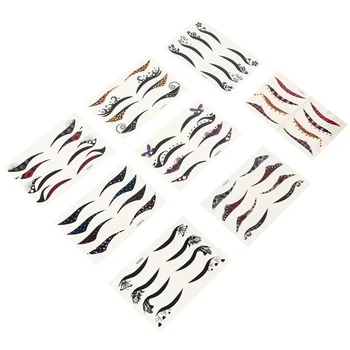 

16Pairs Eye Liner Stickers Pretty Eye-catching Convenient Make-up Stickers Eyeliner Sticker Eyeshadow Stickers for Party Women