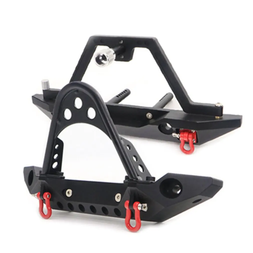 

1:10 RC Crawler Metal Front & Rear Bumper with Lights for 1/10 Axial SCX10 90046 RC Car