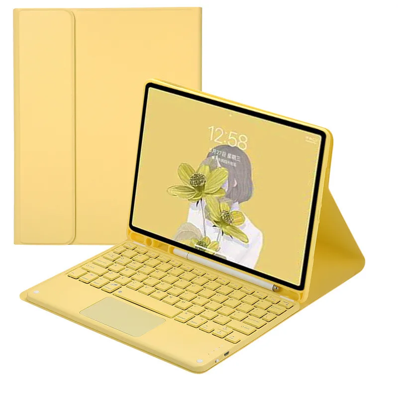 para ipad geração caso teclado caso para ipad russo espanhol coreano japonês touchpad teclado