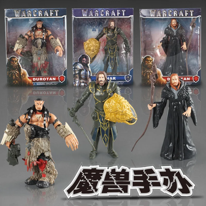 

Anime Peripheral Garage Kit Blizzard World of Warcraft Film Version W0w Durotan Medivh Mobile Boxed Decoration
