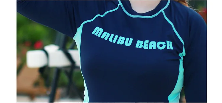 Diving Suit Women's Split Type South Korea Tight Jellyfish Snorkeling Suit Long Sleeve Surfing Set Students Hot Springs Long-sle