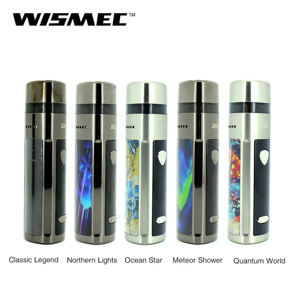 Оригинальный 80 Вт Wismec активный мод с Bluetooth музыкой и 2100 мА · ч встроенный