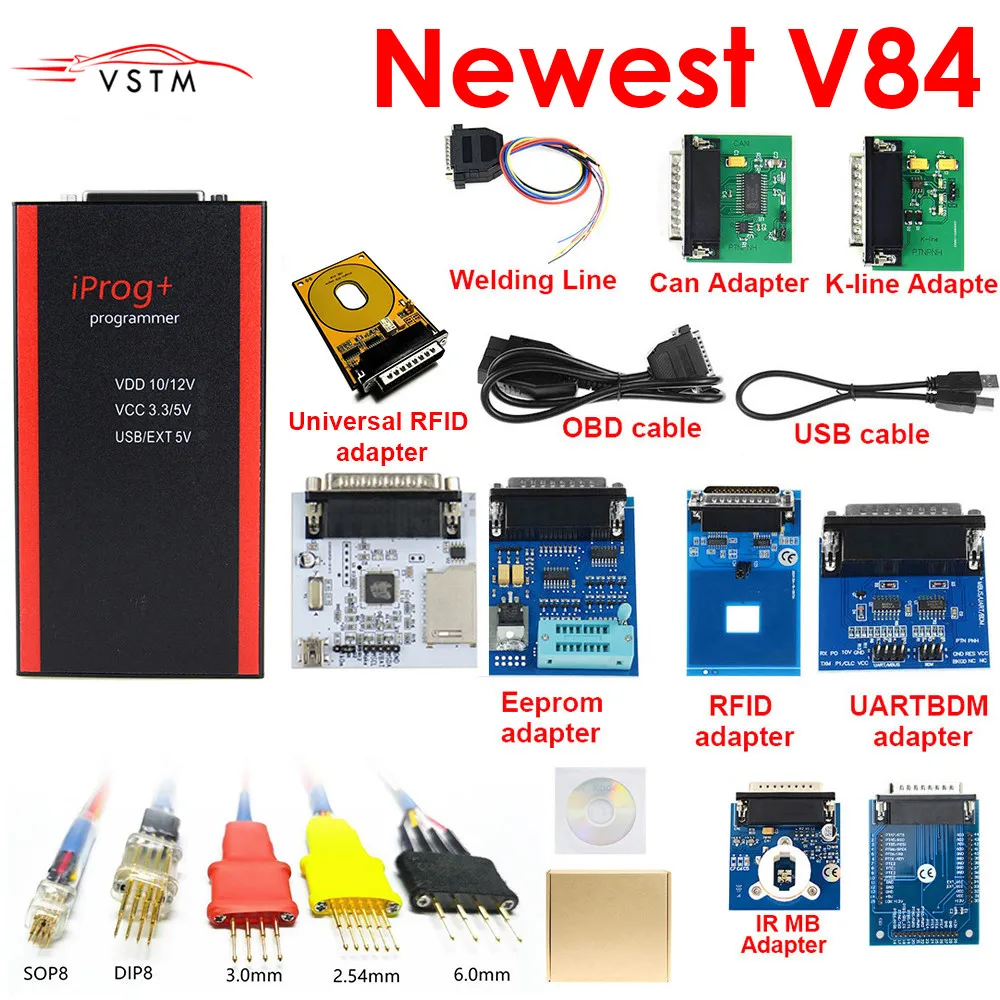 Программатор ключей Full V84 Iprog с поддержкой IMMO коррекция пробега сброс подушки