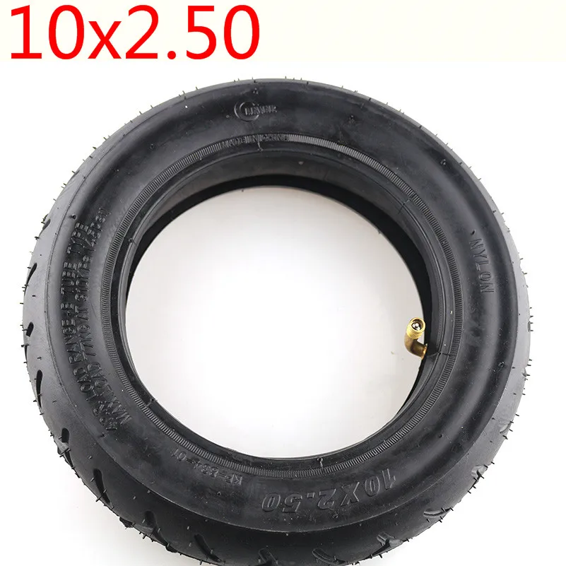 Супер 10x2,50 Tire10 дюймов пневматические подходит для электрического скутера баланс привода велосипеда шины 10*2,5 надувные шины внутренняя труба