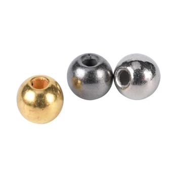 

200Pcs/Lot 5mm Gold Rhodium Gunmetal Color ABS Round Loose Pearl Bead Diy Accessories Spacers Beads For Jewelry Crafts Making