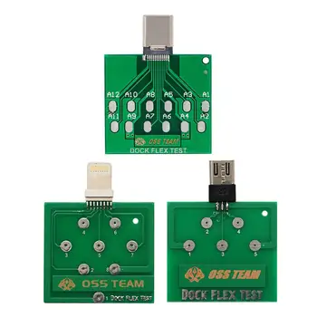 

Micro USB Dock Flex Test Board for iPhone 11 xs x 6 7 8 6s Android Phone U2 Battery Power Charging Dock Flex Easy Testing Tool