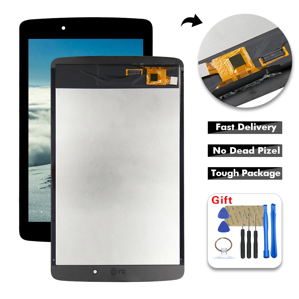Для LG G PAD 7 0 V400 V410 Полный ЖК дисплей сенсорный экран дигитайзер сенсорная
