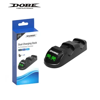 

For PS4 Fast Charging Dock Dual Controllers Charger Station Gamepad Stand Holder Base For PlayStation 4 PS4/Pro/Slim