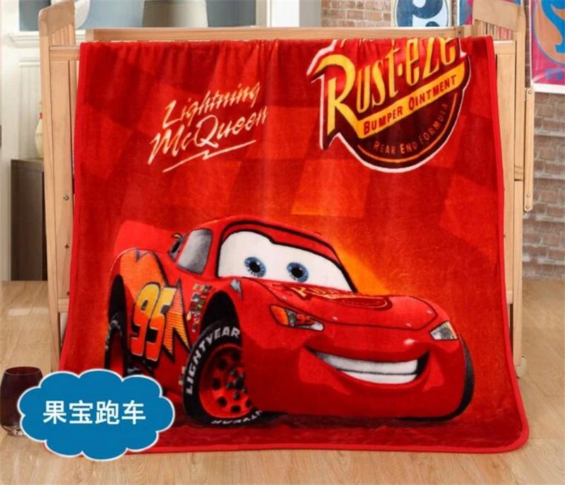 Disney Cars Lightning McQueen Red Blanket Soft Flannel Cartoon Print Blanket  Thin Bedspread for Kid Boys Girls on Bed Sofa Couch - AliExpress
