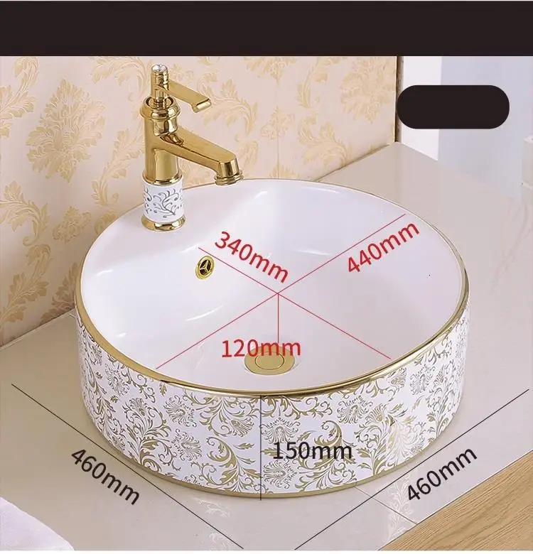 Da Appoggio Lavabo Bagno Black Vessel Lavandino Wasbak Evier Lavatory Bowl De Vanity Wastafel Pia Banheiro Basin Bathroom Sink