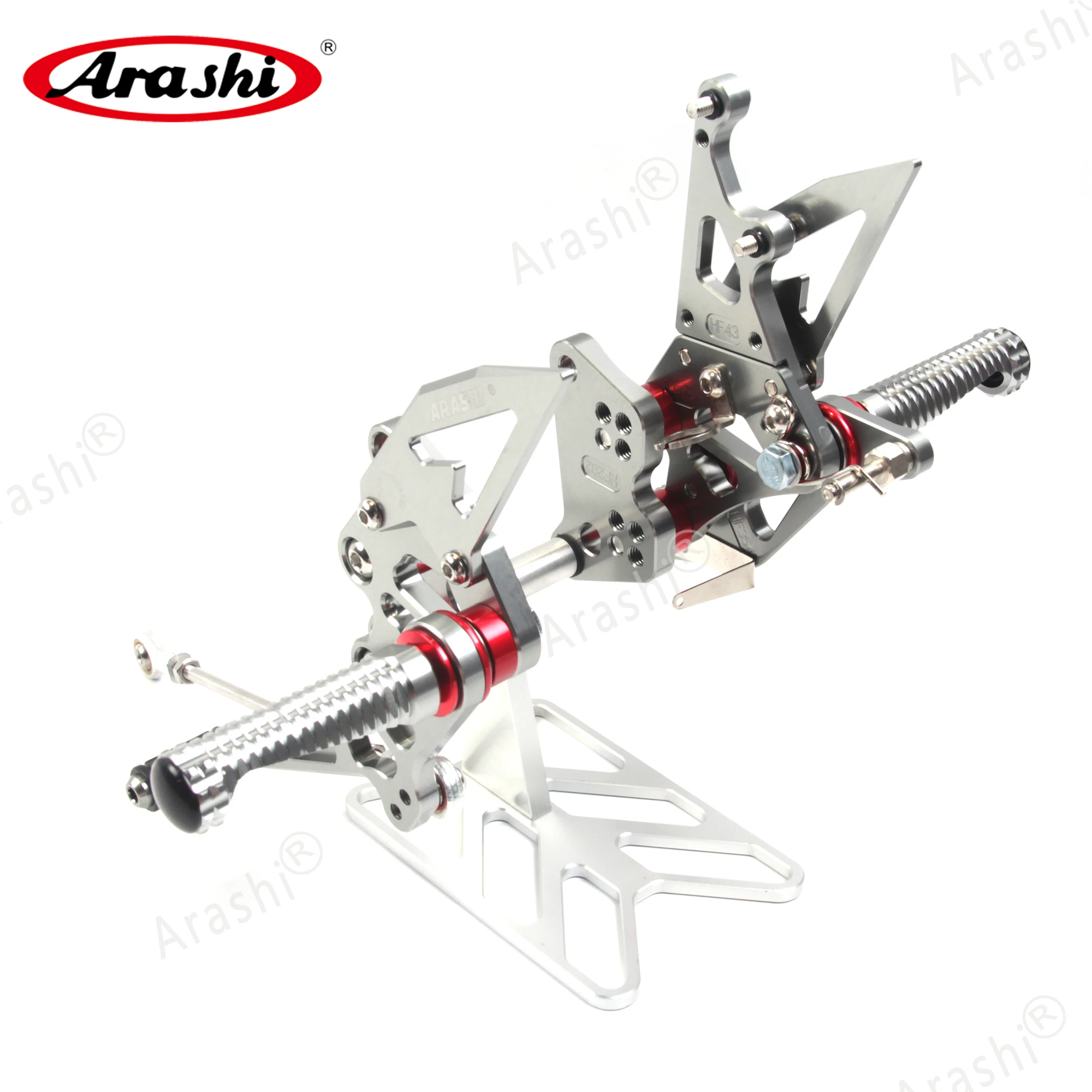 Араши для SUZUKI GSXR1300 Hayabusa 1999-2007 Rearset Регулируемые подножки 2000 2001 2002 2003 2004 2005 2006 с ЧПУ