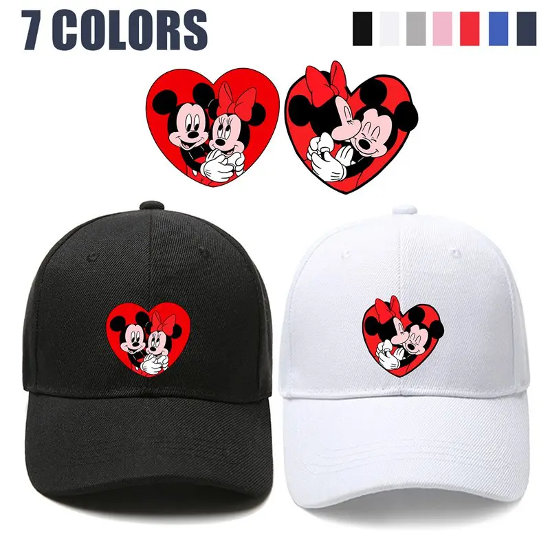 

2019 New Couple Hat Mouse Baseball Cap for Men and Women with Cartoon Print Hats