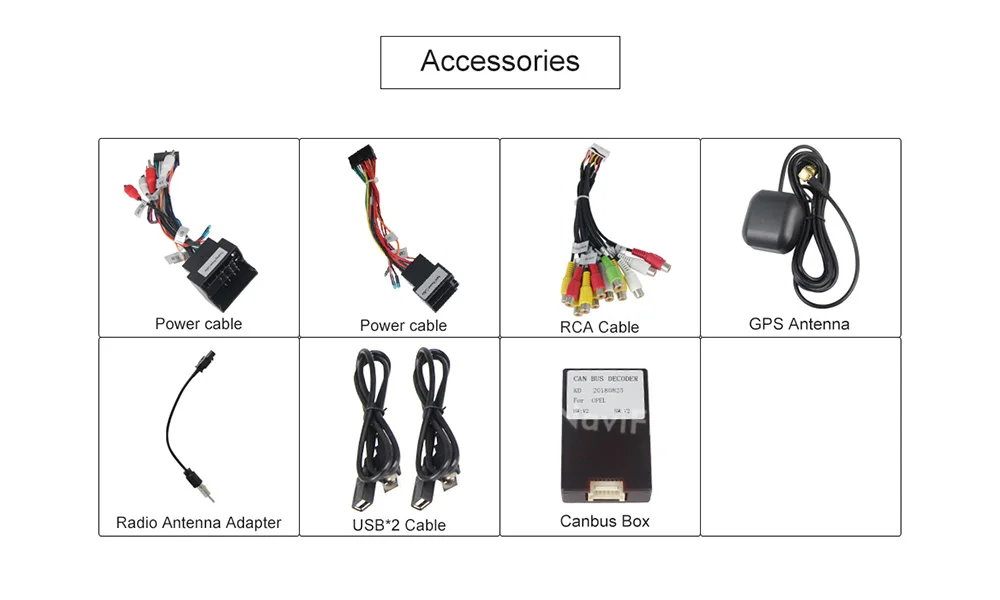 Top Navifly 2 Din Android 9.1 Car Radio multimedia Player For Opel Astra Vectra Antara Zafira Corsa GPS Navigation Wifi car stereo 6