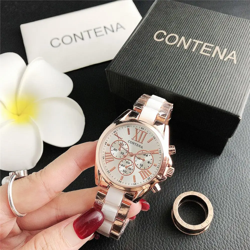 

High Quality Elegant Ladies Watch Fashion Ultra-thin Women's Watches Analog Quartz Wrist Wrist Watch Stainless Steel Strap Clock