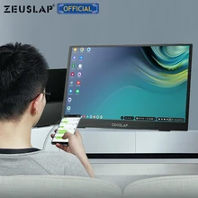 Portable Monitor 15.6” LCD USB C Type C HDMI-Compatible Gaming Monitor 1080P/4K FHD Display for PS4 Laptop Phone Xbox Switch PC