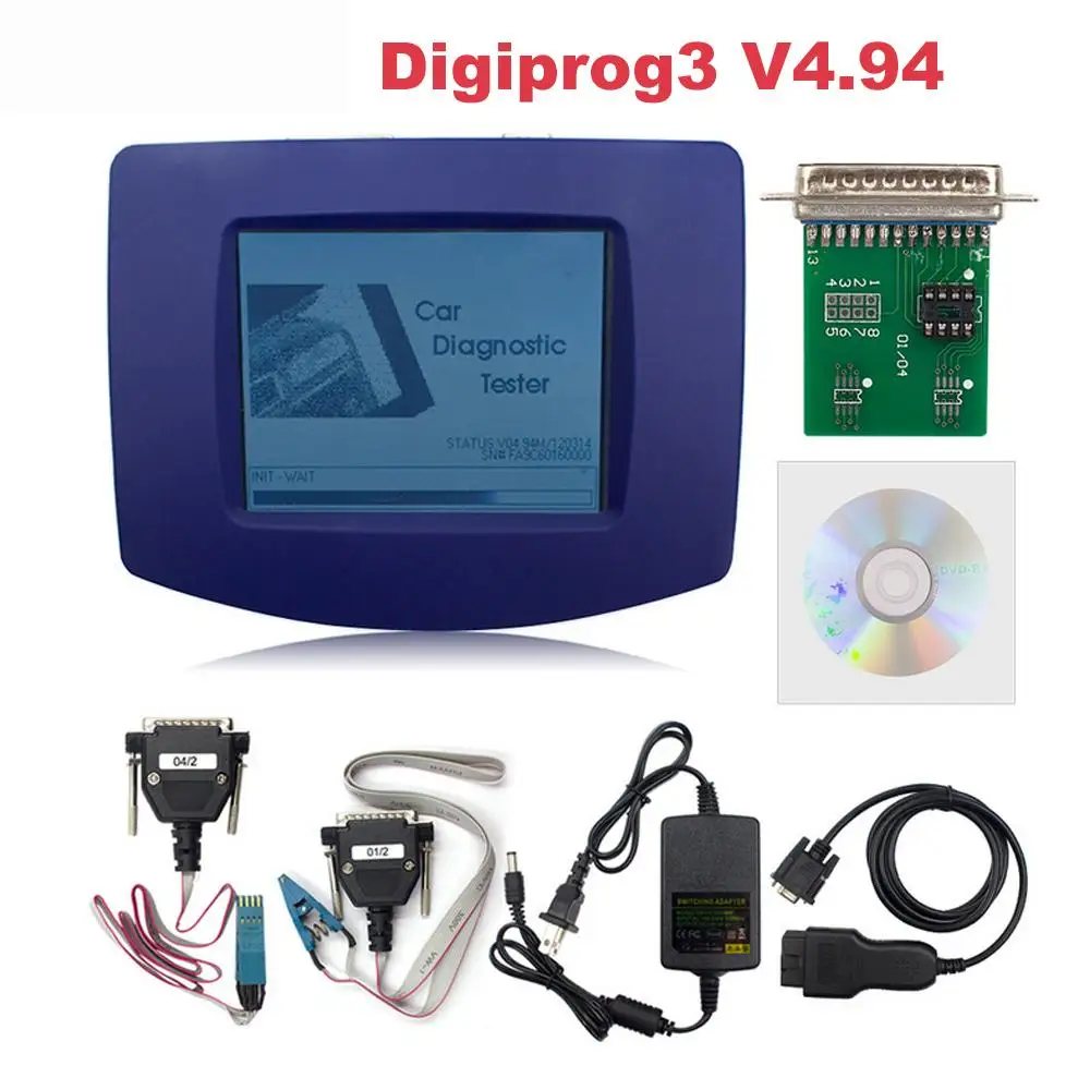 Основной блок V4.94 Digiprog III 3 программатор с кабелем OBD2 ST01 ST04 инструмент для пробега