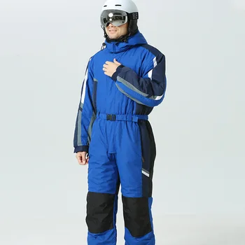

TWTOPSE Men Skiing Snowboard Suit Coverall One Piece Snow Suit Winter Clothing Waterproof Outdoor Insulated Pant Jacket Set 2019