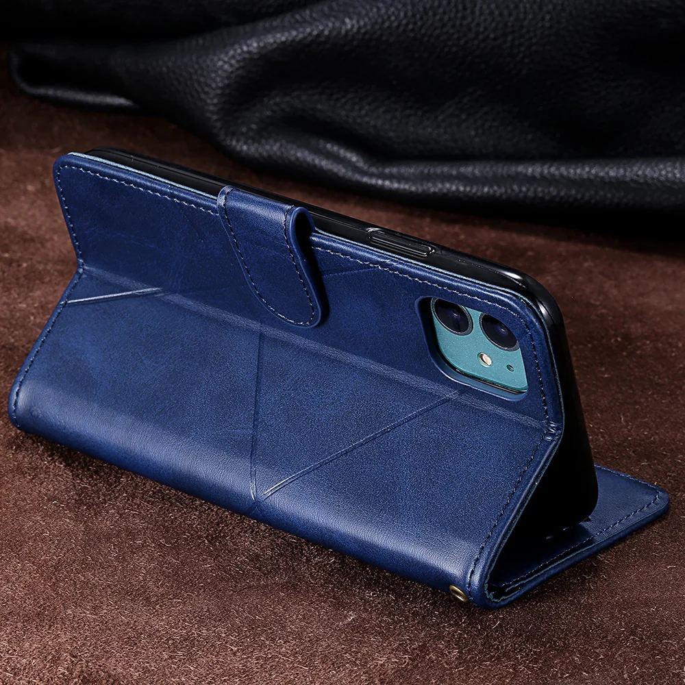 FLOVEME Ретро Флип кожаный чехол для iPhone 11 Pro X XS Max XR роскошный магнитный держатель для карт кошелек чехол для iPhone 6S 6 7 8 Plus
