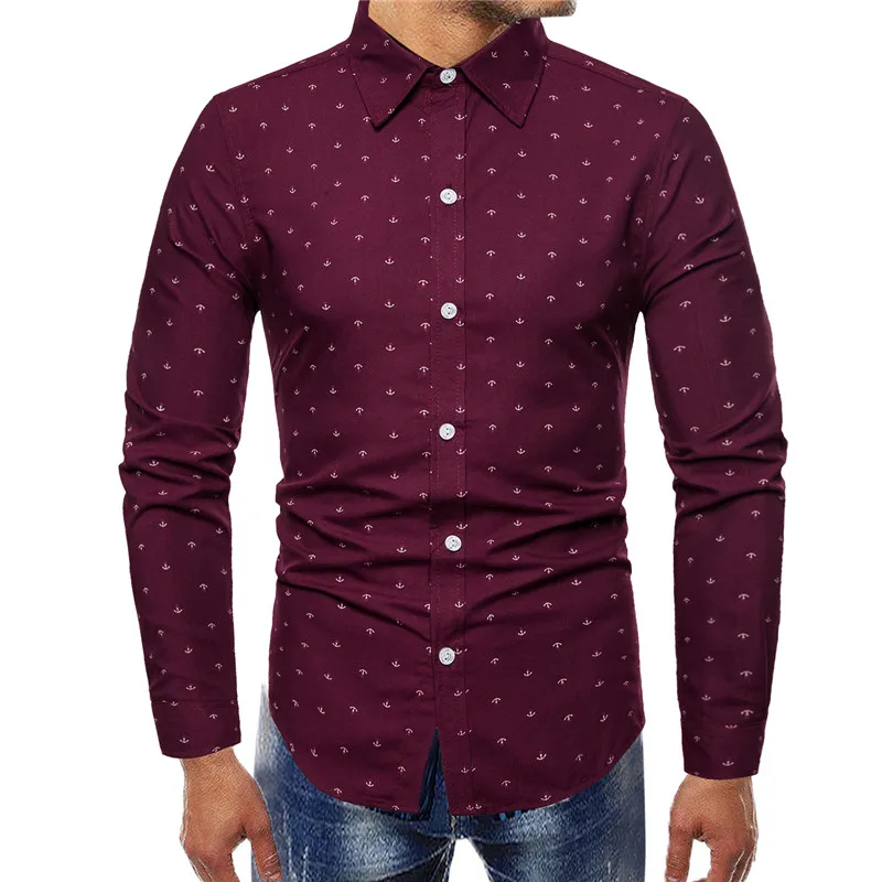Мода Осень с длинными рукавами повседневные мужские рубашки slim fit ЕС Размер 4xl хлопок camisa masculina manga longa