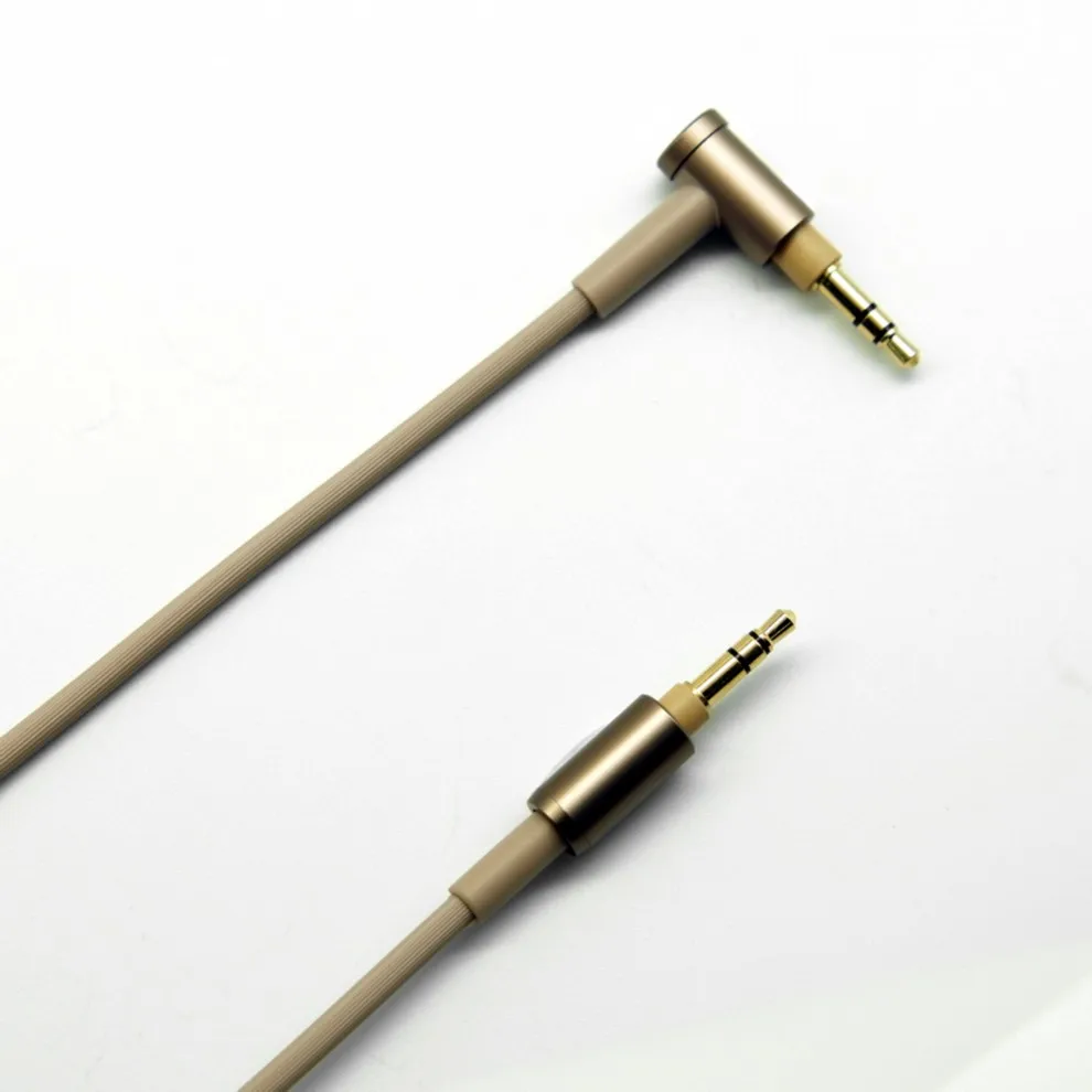 Gold Without Mic FAAEAL 1,3 м сменный аудиокабель для наушников, пригодный для беспроводных наушников sony WH1000XM с разъемом 3,5 мм, аксессуары для наушников - Цвет: Gold Without Mic