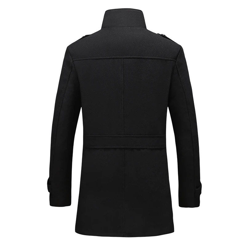 HCXY, брендовый мужской длинный Тренч, пальто, модная шерстяная зимняя куртка, мужское пальто, Тренч для мужчин, ветровка