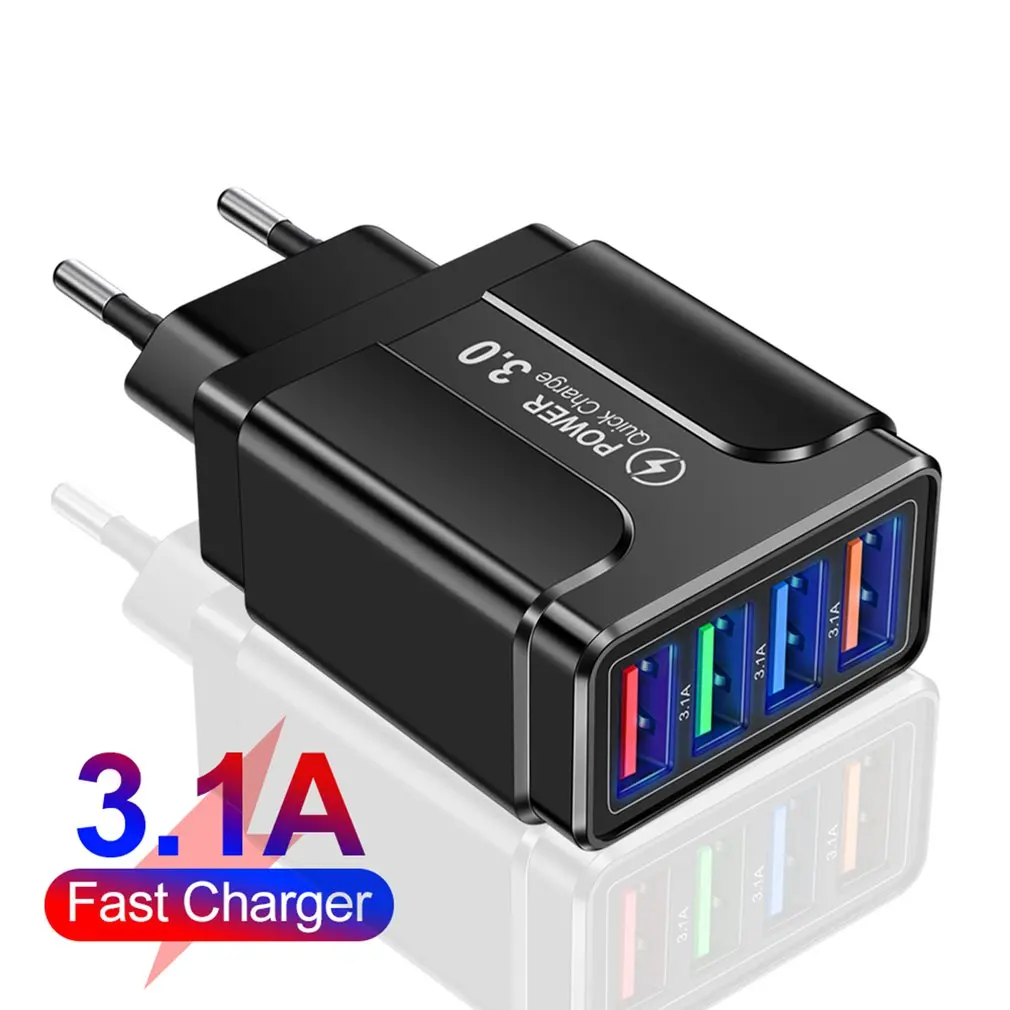 Сетевое зарядное устройство с 4usb-портами 3 1 А | Мобильные телефоны и аксессуары