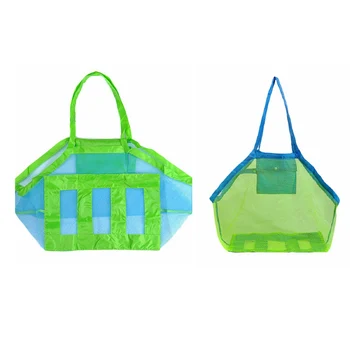 

Folding Swimming Bag Mesh Bag Anti Sand Storage Bag Large Capacity Tote Bag Sand Away Portable Children Beach Toys Organizer