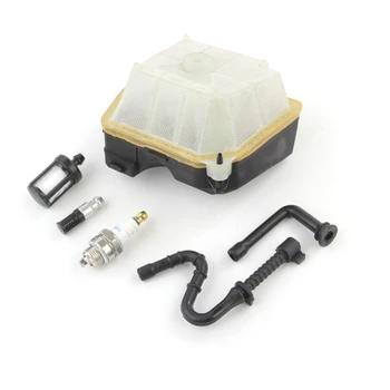 

SHGO HOT-Air Fuel Oil Filter Line Hose Intake Manifold for Stihl MS361 Carburetor Repair Kit Chainsaw Replace Spare Part
