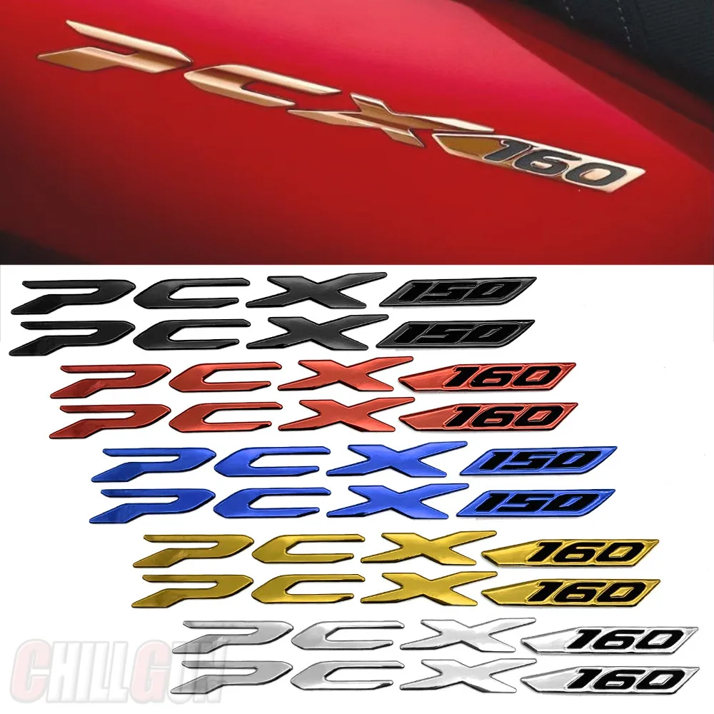 Decals Stickers Emblem Badge 3D Decal Raised Tank Wheel Applique For HONDA PCX150 PCX160 PCX 150 160 All Year | Автомобили и