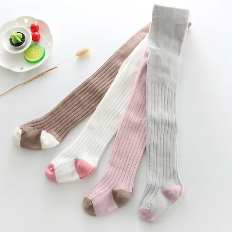 Мягкие теплые хлопковые колготки для маленьких девочек колготки детские колготки От 0 до 6 лет