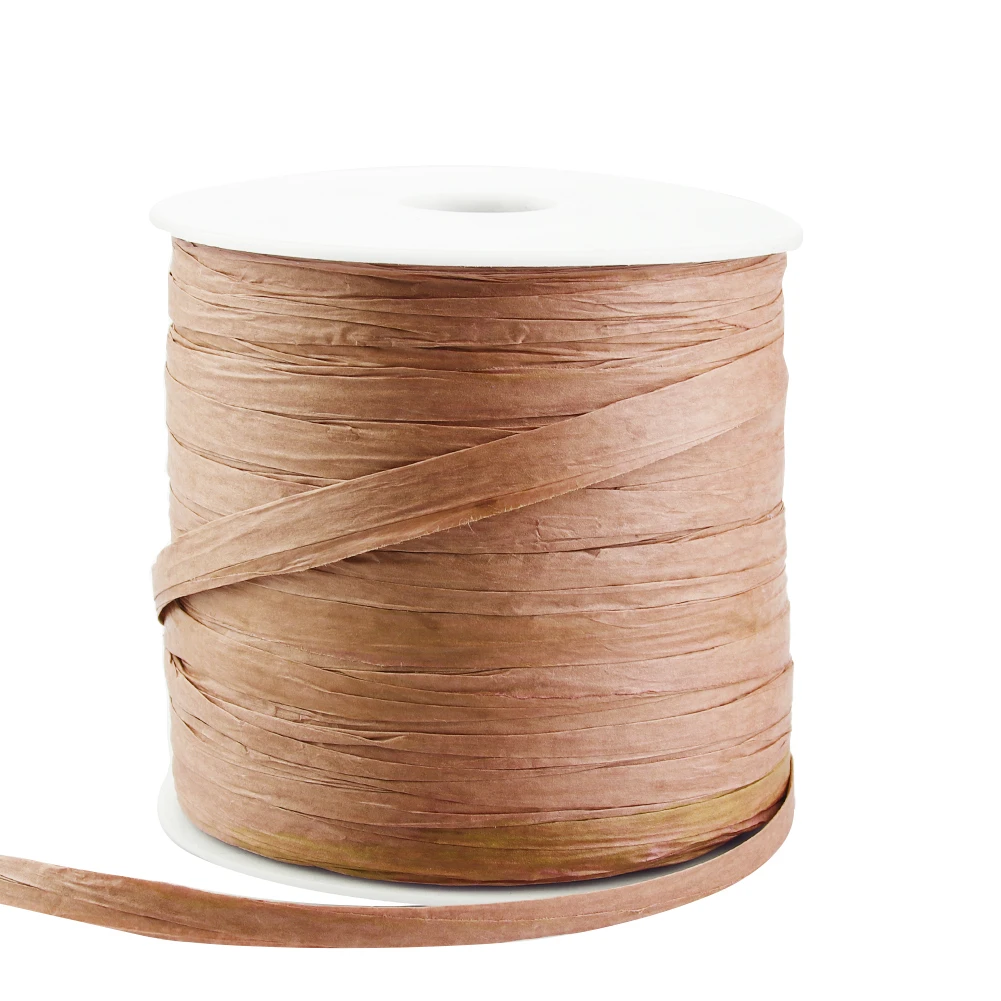 

1/4 inch Width 229 Yards Paper Ribbon Craft Packing Paper Twine String Matte paper ribbon for Festival Gifts DIY Decoration