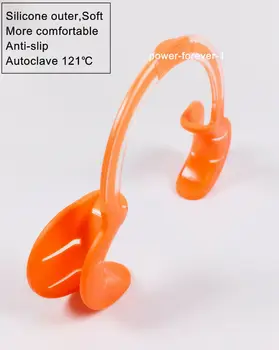 

2Pis Silicone Dental Cheek Retractor Soft Outer Mouth Prop Opener C-Type Autoclavable Super Good