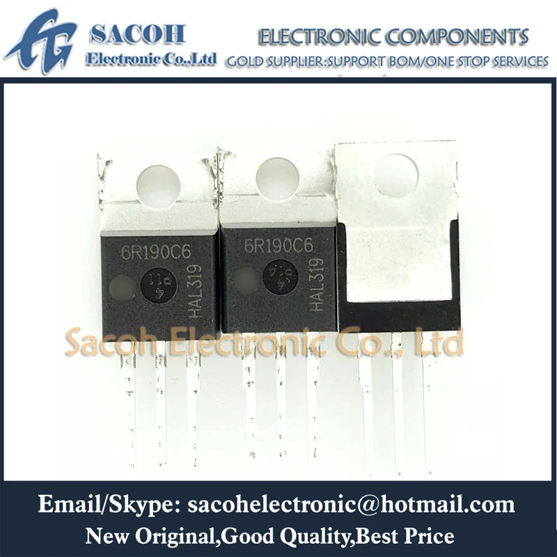 10 шт./лот IPP60R190C6 6R190C6 или IPA60R190C6 IPB60R190C6 IPI60R190C6 TO-220 20.2A 600V Power MOSFET | Электронные