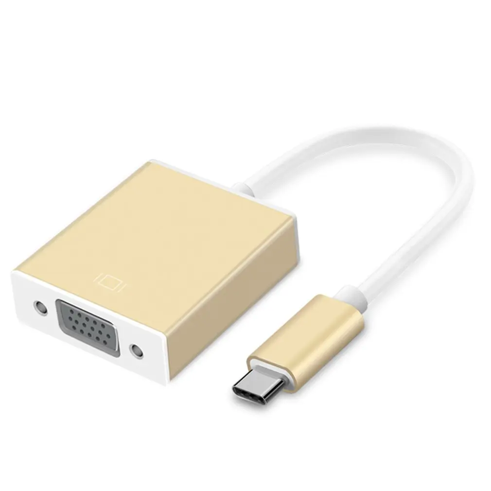 

Audio Adapter USB3.1 Type C to VGA Adapter Cable USB-C Male To VGA Female Video for mobile phones USB Adapters