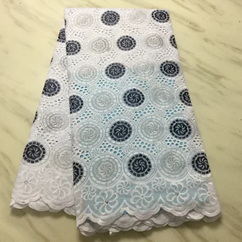 

African swiss lace fabric high quality guipure dentelle tissu dry cotton lace mesh fabric 5yard/lot FFP-1123
