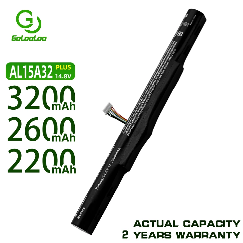 Аккумулятор Golooloo AL15A32 4ICR17/65 для Acer E5-422G | Компьютеры и офис