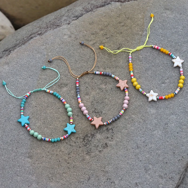 Регулируемые лодыжки для женщин Бохо пляжные босиком ювелирные изделия ноги