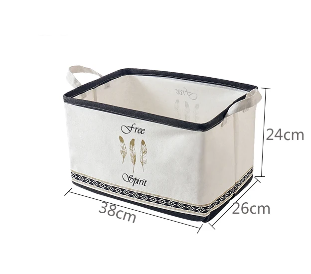 38x26x24cm Новые складные корзины для хранения, переносные детские игрушки для стирки, органайзер для одежды и мелочей, ящик для хранения, сумка для хранения шкафа - Цвет: 38x26x24cm