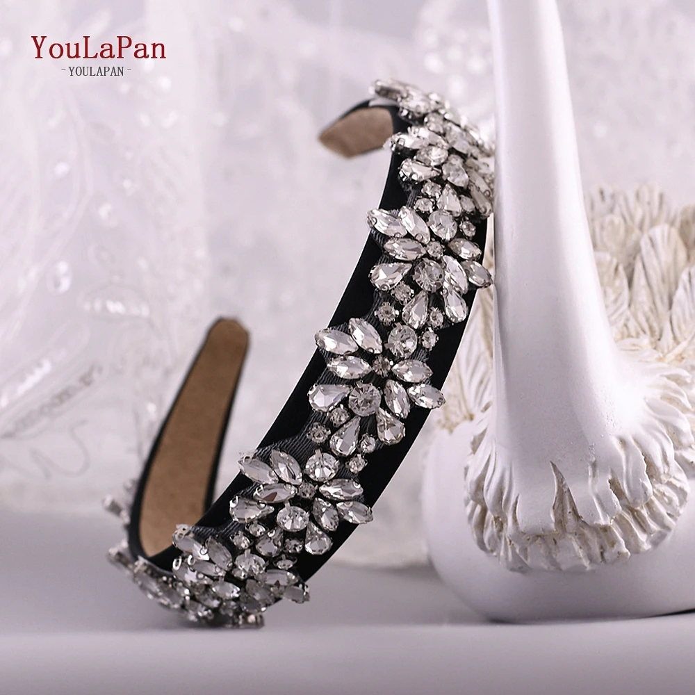 YouLaPan S269-FG, модные роскошные блестящие стразы, повязка на голову, свадебный камень, повязка на голову, женские аксессуары для волос, барокко, повязка на голову