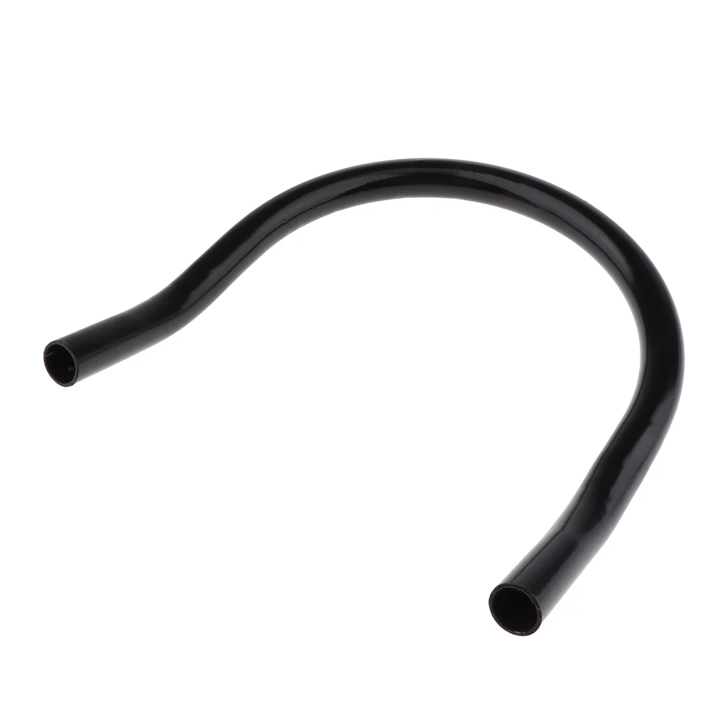 230mm Metal Rear Seat Upswept Frame Hoop Safety Grab Bar Hand Rail for Motorcycle Universal, Black