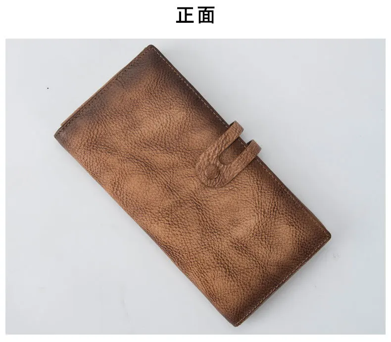 Мужской Длинный кошелек RFID из натуральной кожи, клатч, мужской бренд Walet, роскошный мужской кошелек, длинные бумажники, портмоне, карман для телефона iphone
