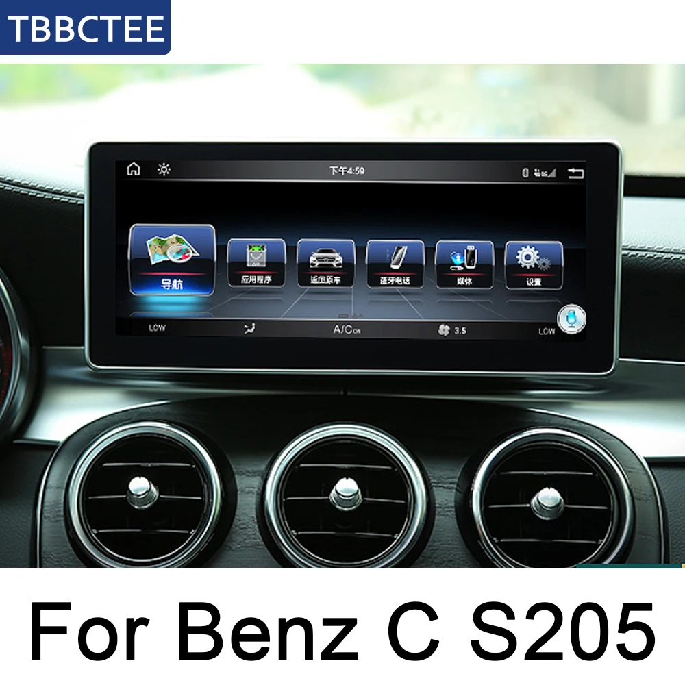 Для Mercedes Benz C Class S205 2014-2019 автомобильная система Android 1080P ips lcd экран Автомобильный