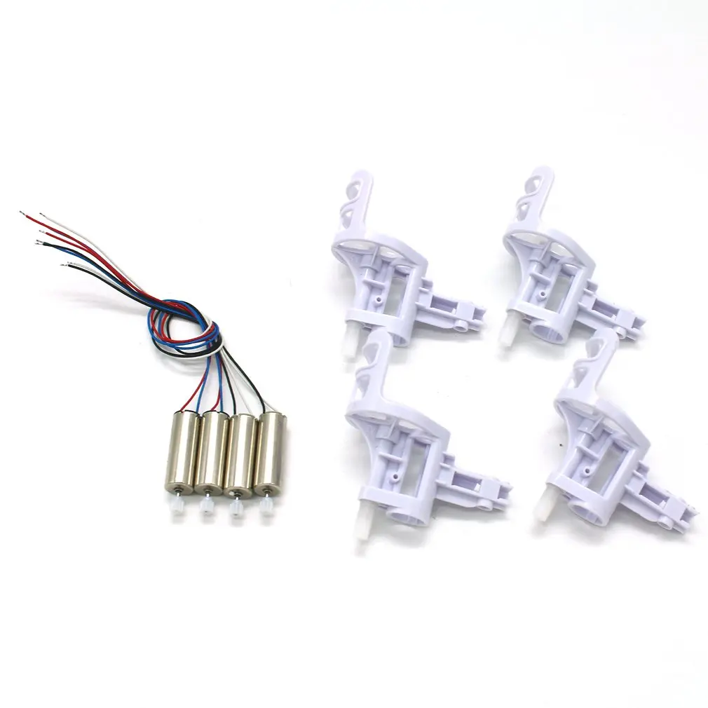 2 пары моторов для дрона с 4 шт. базовой крышки двигателя SYMA X5C 1 X5 аксессуары