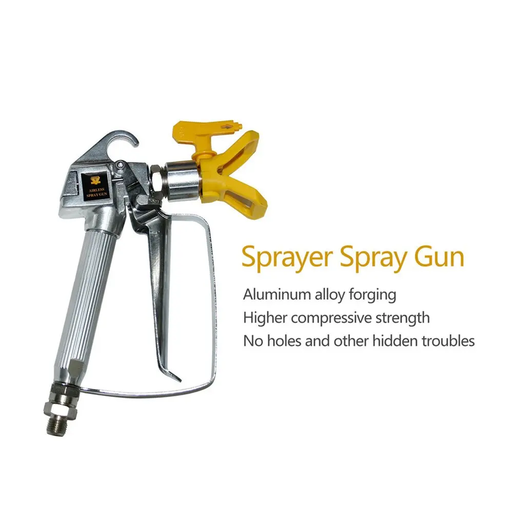 Detachable Adjustable Electric Spray Gun Handheld Latex Paint Spray Gun Airless Paint Spray Gun Airbrush Spray Tip Nozzle Guard