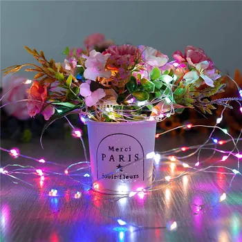 

Bluetooth Strip Light Led String Light Cooper Wire Christmas Light For Garland Holiday Fairy Wedding Party Decoration Christmas
