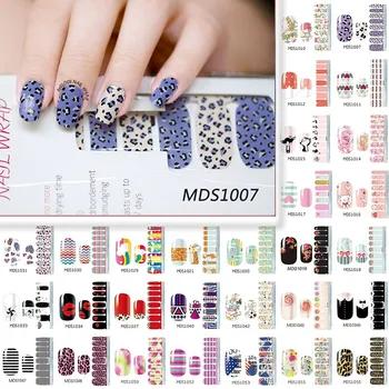 

LADY KINDOM DIY Self-adhesive Nail Patch Waterproof Nail Wraps Sticker Cute Cartoon Pattern Nail Polish Strips (MDS1007-1031)