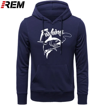

REM Hoodies Angling Hook Salmon Fish Fishings Competition Casual High Quality Pure Cotton Boutique Tops Hoodies, Sweatshirts