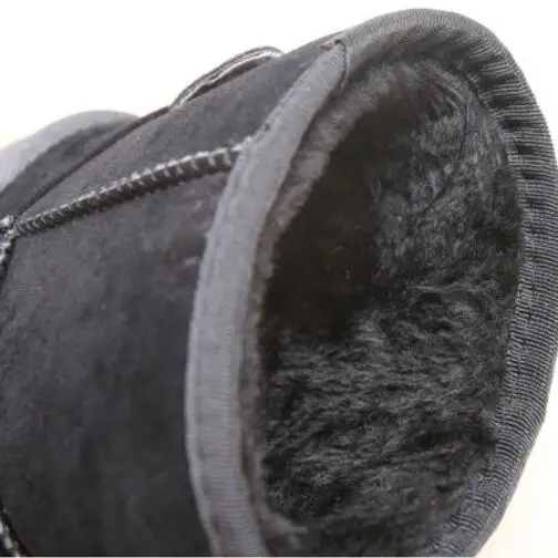 Модная обувь в австралийском стиле; классические женские зимние ботинки Одежда высшего качества Водонепроницаемый Ботильоны из натуральной кожи теплые зимние ботинки женская обувь W3