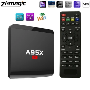 

Smart android TV Box A95X R1 2G 16GB Android 7.1 box tv 2.4 G WiFi Media Player smart tv box
