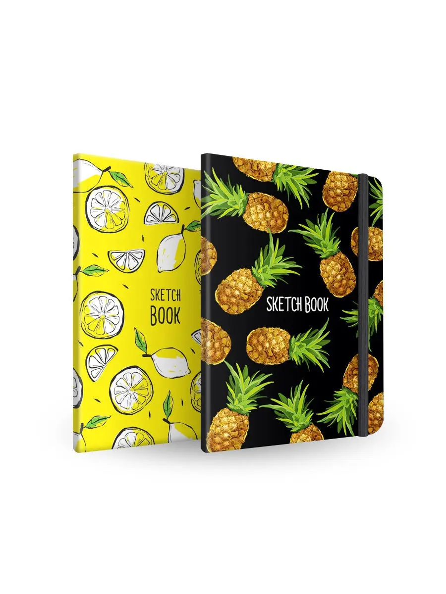 Sketchbooks A5, 2 pcs, 80 sheets, notebook for drawing, notepad for